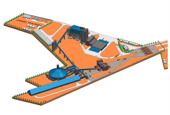 Intercem was awarded a contract for the construction of a cement grinding plant with a capacity of approximately 2.8 million tpa for West Africa in July 2022.